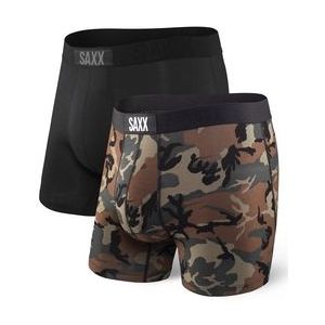 Boxershort Saxx Men Vibe Black / Wood Camo 2-Pack-XL