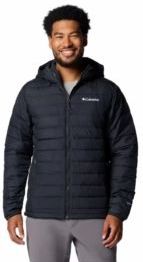 Jas Columbia Men Powder Lite II Hooded Jacket Black-XXL