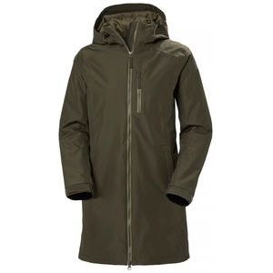 Jas Helly Hansen Women Long Belfast Winter Jacket Utility Green-XS
