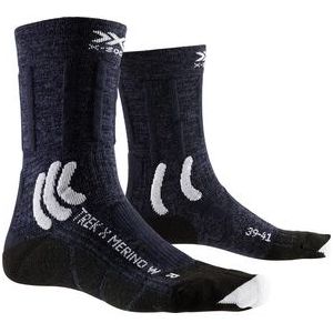 Wandelsok X-Socks Women Trek X Merino Blue White-Schoenmaat 37 - 38