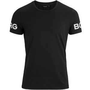 T-Shirt Björn Borg Men Performance Tee Black Beauty-XXL
