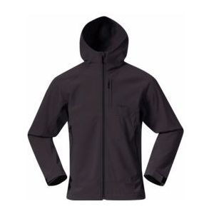 Bergans - Vaagaa Softshell Jacket - Hood - Zwart - Materiaal: Softshell