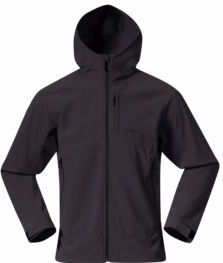 Bergans - Vaagaa Softshell Jacket - Hood - Zwart - Materiaal: Softshell