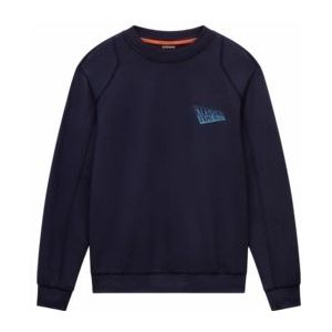 Napapijri - B-Aren Crew - Trui - Blauw - Relaxed Fit - 100% Katoen