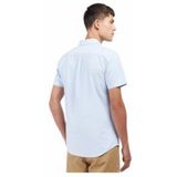 Barbour - Oxtown S/S Tailored Shirt - Blouse - Sky - 100% Katoen