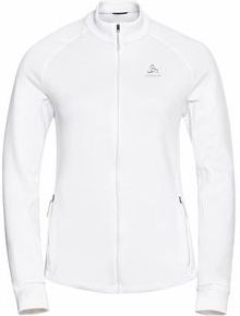 Longsleeve Odlo Women Mid Layer Full Zip Berra White