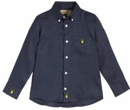OAS - Kids - Blouse - Marine - Linnen - 6 jaar