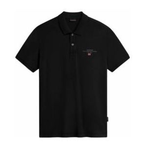 Polo Napapijri Men Elbas Jersey Black-XS