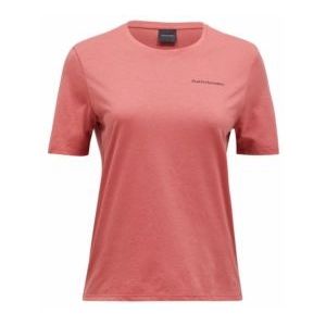 T-Shirt Peak Performance Women Explore Logo Tee Trek Pink-M