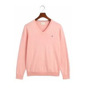 Trui GANT Men Cotton V-Neck Bubbelgum Pink-XXXL