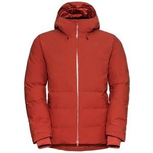 Ski Jas Odlo Men Jacket Insulated Ski Cocoon S-Thermic Ketchup-L