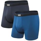 Boxershort Saxx Men Sport Mesh Navy/City Blue 2-Pack-XS
