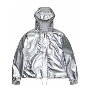 Regenjas RAINS Unisex String W Jacket Mirror-XS