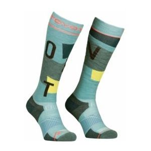 Skisok Ortovox Women Freeride Long Socks Cozy Ice Waterfall-Schoenmaat 42 - 44