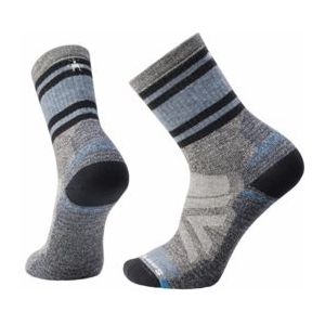 Sok Smartwool Unisex Hike Full Cushion Lolo Trail Crew Socks Ash-Charcoal-L