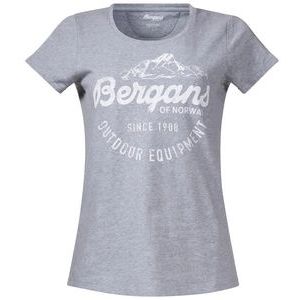 T-Shirt Bergans Women Classic W Grey Mel White-L