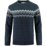 Trui Fjällräven Men Övik Knit Sweater Dark Navy Mountain Blue-XL