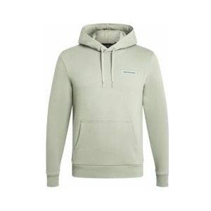 Trui Peak Performance Men Logo Hood Sweatshirt Limit Green-M