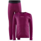 Baselayerset Craft Kids Core Warm Baselayer Set Jr Roxo-Coral-Maat 158