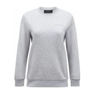 Trui Peak Performance Women Original Small Logo Crew Med Grey Melange-XL