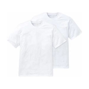 T-Shirt Schiesser Men 008150 White (set van 2)-XXL