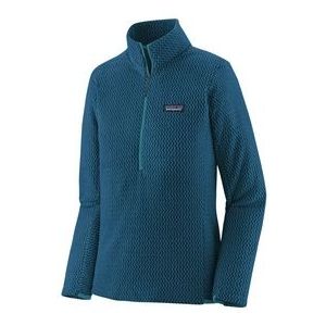 Trui Patagonia Women R1 Air Zip Neck Lagom Blue-XL