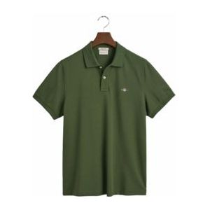 Polo GANT Men Ruggers Ss Pine Green-S