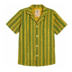 OAS - Cali Dunk Cuba Terry Shirt - Groen - Katoen