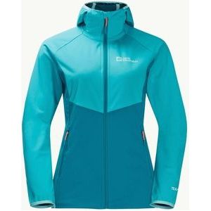 Jas Jack Wolfskin Women Go Hike Softshell Tile Blue-S