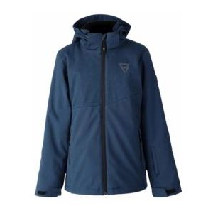 Ski jas Brunotti Boys Twinstroky Softshell Jacket Night Blue-Maat 128