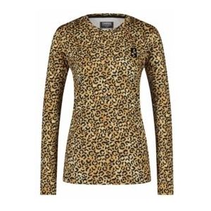 Ondershirt Poederbaas Women Thermo Animal Panther Brown