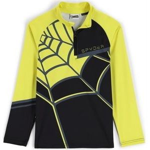 Ski vest Spyder Boys Web Black Citron-L