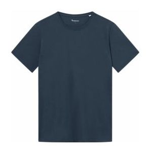 T-shirt KnowledgeCotton Apparel Men Agnar Basic Total Eclipse-S