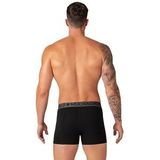 Boxershort Muchachomalo Men Light Cotton Solid Black Blue Green Red ( 5-Pack )-XXL