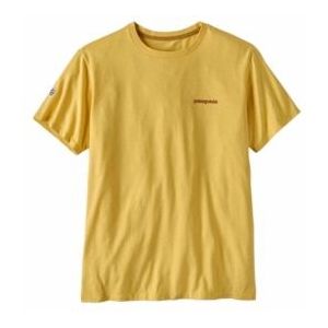 T Shirt Patagonia Unisex Fitz Roy Icon Responsibili Tee Milled Yellow-XS