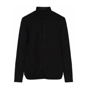 Blouse KnowledgeCotton Apparel Men Harald Small Owl Oxford Black Jet-XS