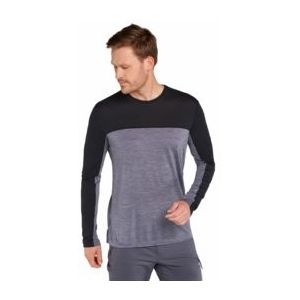 Ondershirt Icebreaker Men Merino 125 Cool-Lite Sphere LS Tee CB Graphite Heather/Black/CB-XXL