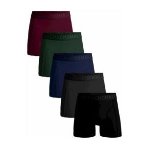 Boxershort Muchachomalo Men Light Cotton Solid Multicolour 71 (5-Pack)-XXL