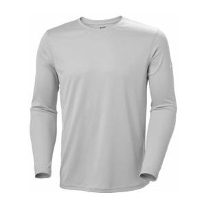 Ondershirt Helly Hansen Men Tech Crew LS 2.0 Grey Fog-XXL
