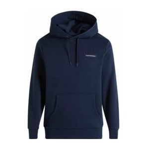 Peak Performance - Men Logo Hood Sweatshirt - Blauw - Herentrui