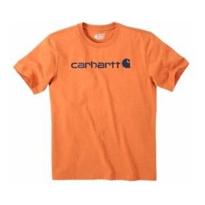 T-Shirt Carhartt Men Core Logo T-Shirt S/S Marmalade Heather-L