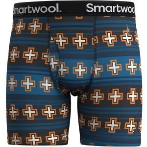 Smartwool - Boxershort - Deep Navy Paths Crossed - Merino Print Brief Boxed Everyday