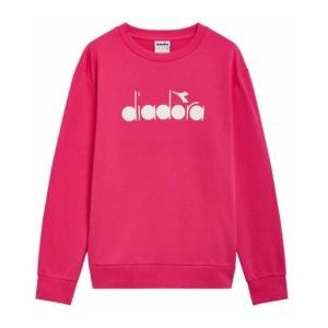 Sweatshirt Diadora Unisex Crew Logo Pink Sorbet-M
