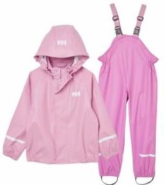 Regenpak Helly Hansen Kids Bergen 2.0 PU Rainset Meta Pink-Maat 86
