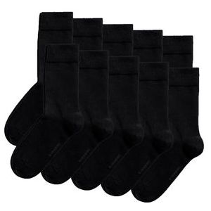 Sok Bjorn Borg Unisex Essential Ankle Sock Black (10-pack)-Schoenmaat 41 - 45