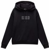 Napapijri - B-Box Logo - Hoodie - Zwart - 80% Katoen, 20% Polyester