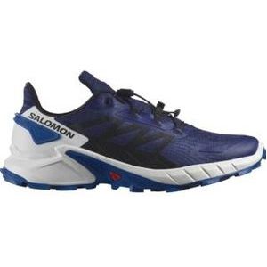 Trailrunning schoen Salomon Men Supercross 4 Blue Print Black Lapis Blue-Schoenmaat 40
