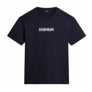 T-Shirt Napapijri Men S-Box 4 Blu Marine-XXL