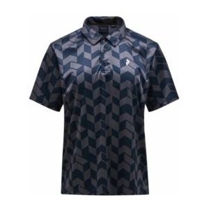 Polo Peak Performance Men Graphic Polo Motion Grey-XXL
