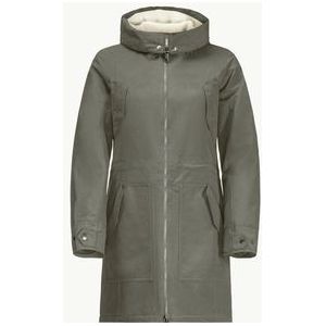 Jas Jack Wolfskin Women Rocky Point Parka Dusty Olive-XS